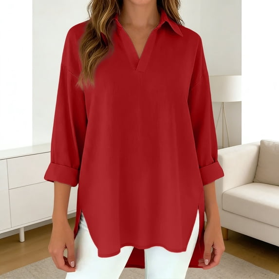 MAIHAN Womens Tshirts Cotton Loose Fit Summer Tops 2026 Spring Trendy Casual Solid Color Flowy Tops Cute T Shirts Tops Lightweight Blend Loose Fit Casual Beach Cover Up