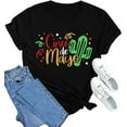 thumbnail image 1 of MAIHUN Cinco De Mayo Shirts for Women Sombrero Tshirt Summer Mexican Fiesta Vacation Tee Tops, 1 of 3