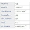 thumbnail image 1 of MAIN BRNG HON 3.0L 3.5L, 1 of 3