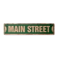 thumbnail image 1 of MAIN ST Vintage Plastic Street Sign Childrens Name Room Sign | Indoor/Outdoor |  30" Wide, 1 of 4