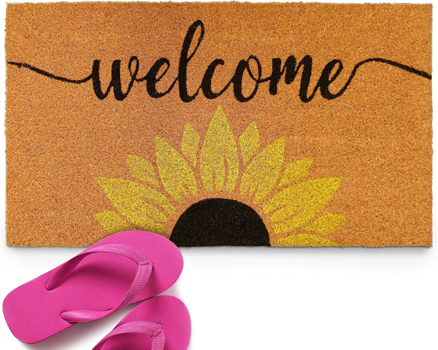MAINEVENT Sunflower Mat 24 x 36 Inches Inch, Sunflower Door Mat