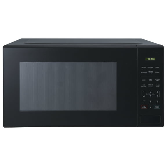 Mainstays 2.2 cu ft Countertop Microwave Oven in Black