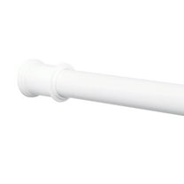 Mainstays Adjustable Tension Shower Curtain Rod, 36" - 60", Easy to Install, No Drilling, White