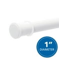 thumbnail image 1 of Mainstays Adjustable Tension Shower Curtain Rod, 36" - 60", Easy to Install, No Drilling, White, 1 of 8