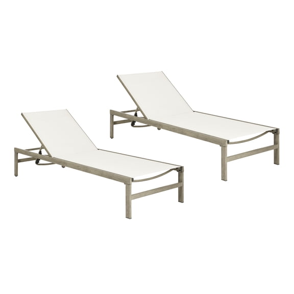 Mainstays Dashwood 2-Piece Sling Patio Chaise Lounger Set