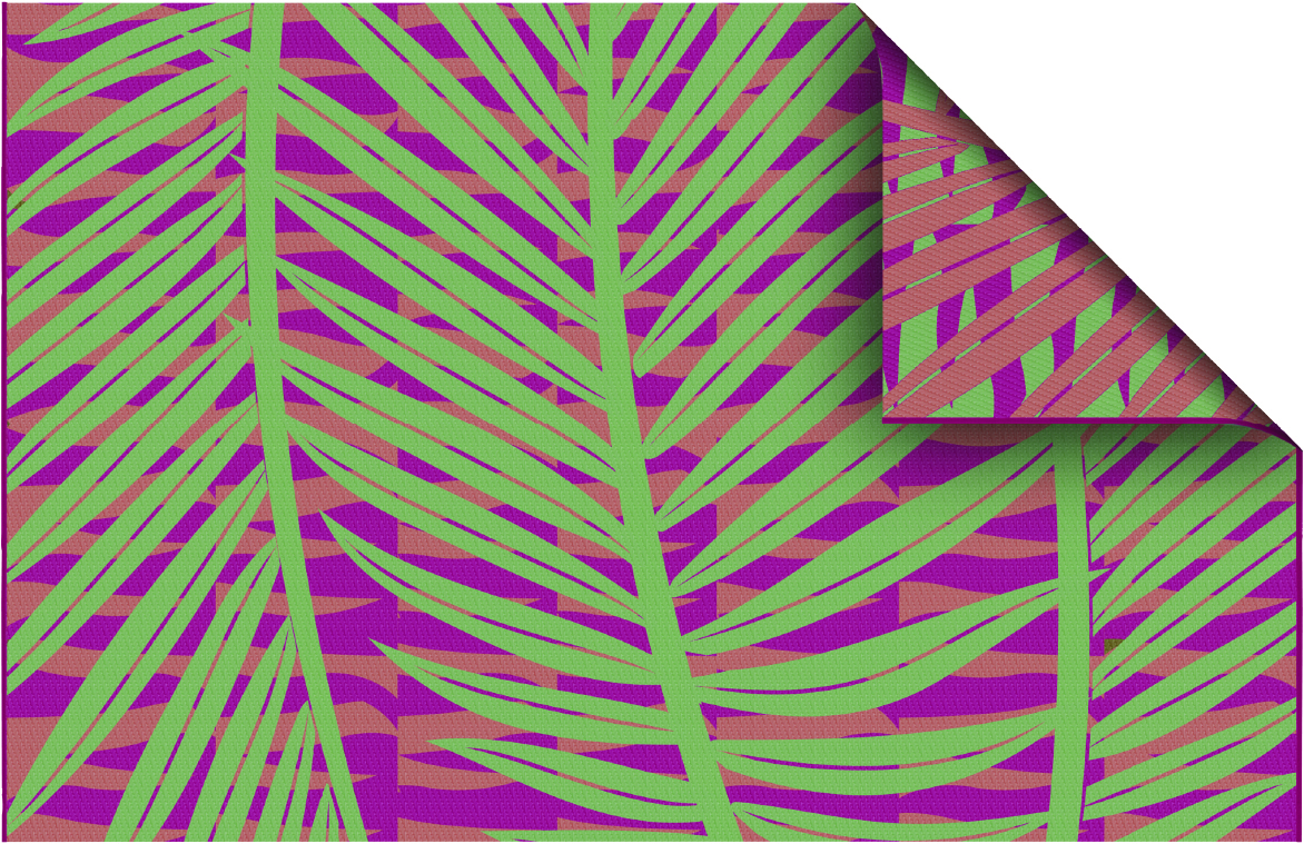 MAINSTAYS PALM PATIO RUG