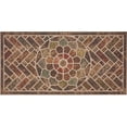 thumbnail image 1 of Mainstays Stone Estate Low Pile Moisture Absorbent Polyester Rubber Backed Floral Indoor/Outdoor Doormat, Multi, 24" x 48", 1 of 5