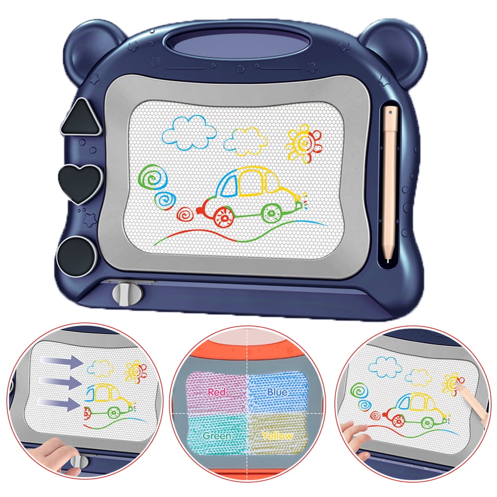 MAINYU Magnetic Drawing Board Toddler Toys for Boys Girls, Erasable Doodle Board for Kids Colorful Education Sketch Doodle Pad Toddler Toys for Age 2 4 6 Year Old boy Girl Birthday Christmas Gift