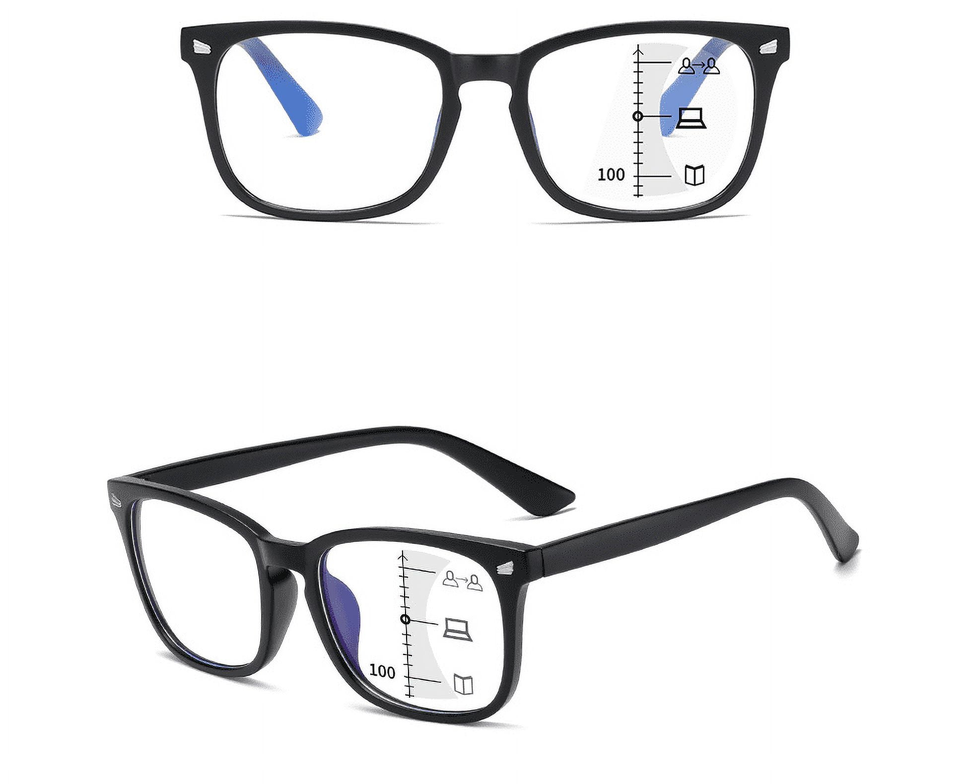 MAINYU Progressive Multifocus Reading Glasses Blue Light Blocking ...