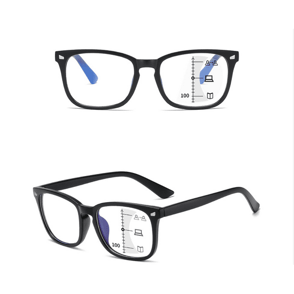 MAINYU Reading Glasses Blue Light Blocking, Progressive Multifocus Readers for Women Men Lightweight & Comfortable Anti Glare Computer Reading Glasses