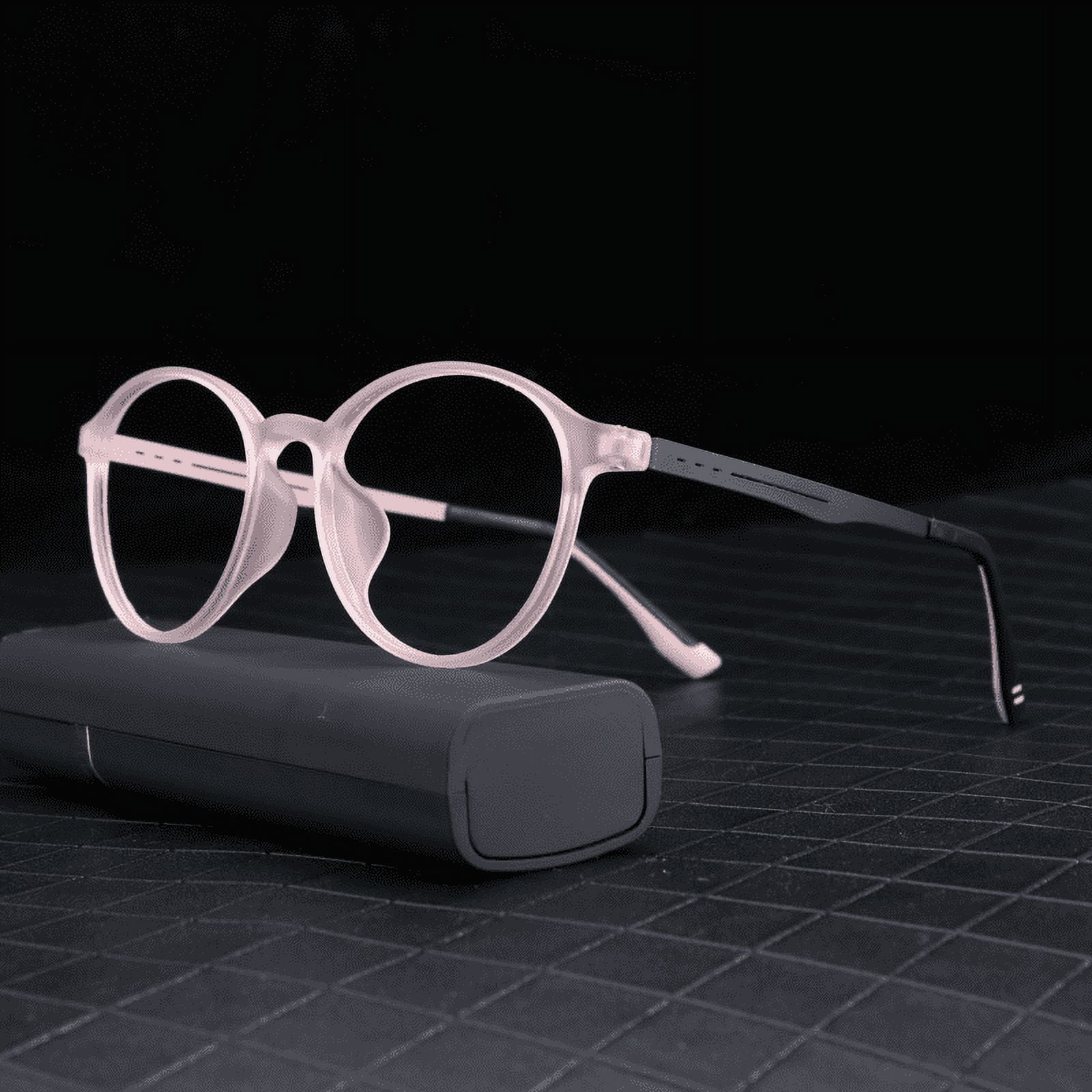 MAINYU TR90 Round Photochromic Reading Glasses Blue Light Blocking, Fashion Sunglasses Presbyopic Readers for Women Men Comfortable Anti Glare Computer Readers Sports Reading Glasses