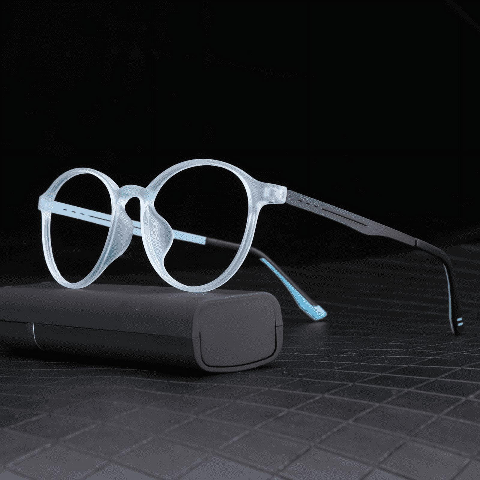 MAINYU TR90 Round Photochromic Reading Glasses Blue Light Blocking, Fashion Sunglasses Presbyopic Readers for Women Men Comfortable Anti Glare Computer Readers Sports Reading Glasses