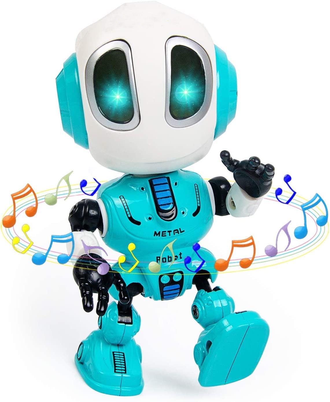 MAINYU Talking Robots Toys for Kids,Metal Robot Kit with Sound & Touch