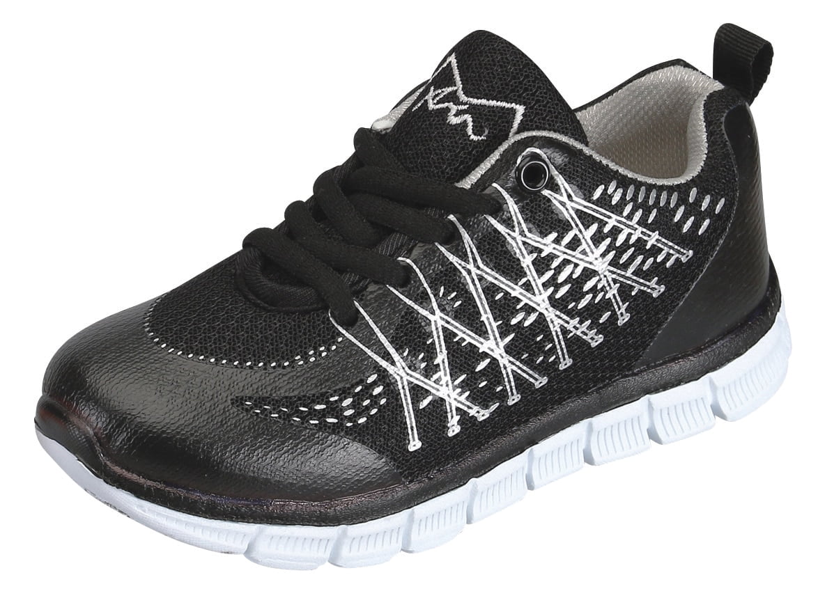 MAIR Kids Ultra Lightweight MARATHON Athletic Sneaker Shoe-Silver