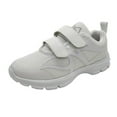 thumbnail image 1 of MAIR Mens Ultra-Light Double Hook-and-Loop PACER WHITE Athletic Mesh Sneaker Shoe, 1 of 2