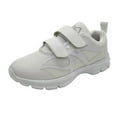 thumbnail image 1 of MAIR Mens Ultra-Light Double Hook-and-Loop PACER WHITE Athletic Mesh Sneaker Shoe, 1 of 3