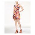 thumbnail image 1 of MAISON JULES $70 Womens New 1533 White Floral Mini Fit + Flare Dress XL B+B, 1 of 4