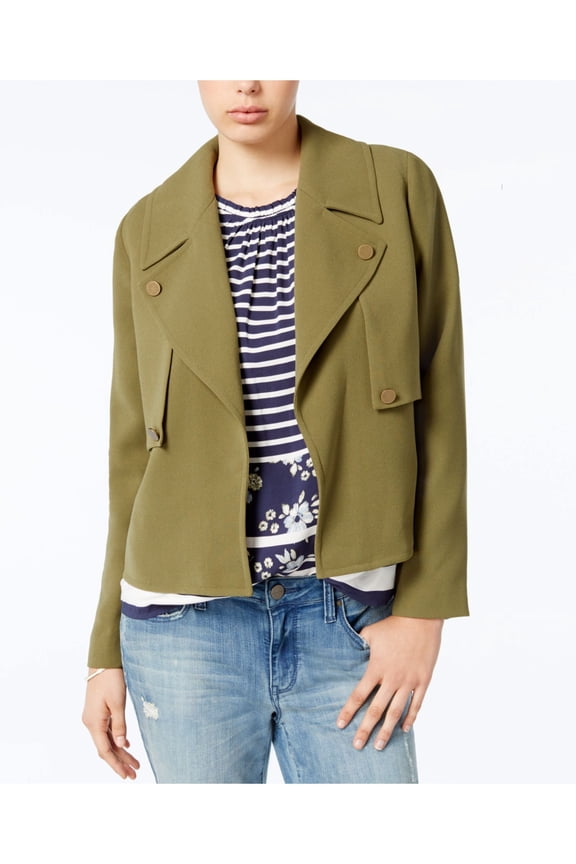 Womens Green Blazer Casual Jacket S