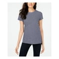 thumbnail image 1 of MAISON JULES Womens New 0317 Black Striped T-Shirt Casual Top XS B+B, 1 of 2