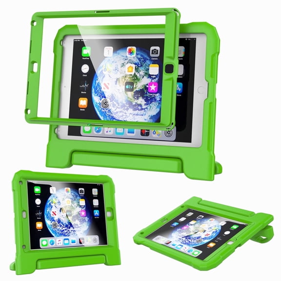 MAISON Kids Case for iPad 9.7 2018/2017/iPad Air 2/1/Pro 9.7-Built-in Screen Protector Lightweight Shockproof Handle Convertible Stand Case for iPad 9.7 inch 2018 (6th Gen)/2017 (5th Gen) Cover