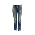 thumbnail image 1 of MAISON SCOTCH Women's Flared Low Rise Jeans, Blue, 31/32, 1 of 2