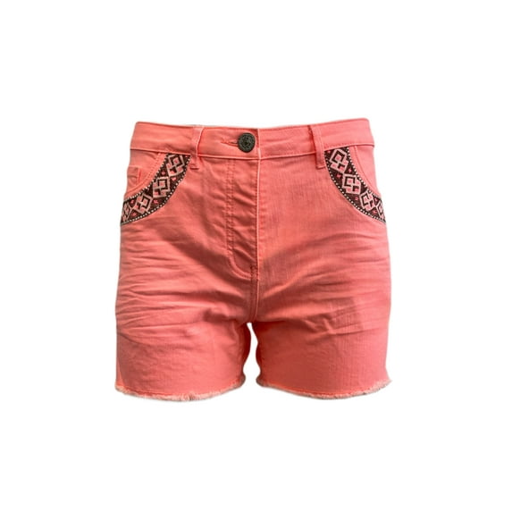 MAISON SCOTCH Women's Les Bon Vivants Denim Shorts, Pink, 28