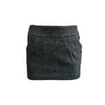 thumbnail image 1 of MAISON SCOTCH Women's Mini Zip Closure Two Pockets Skirt, Grey, 1, 1 of 2