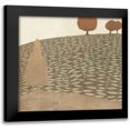 thumbnail image 1 of MAJA 12x12 Black Modern Framed Museum Art Print Titled - Over the Hill, 1 of 5
