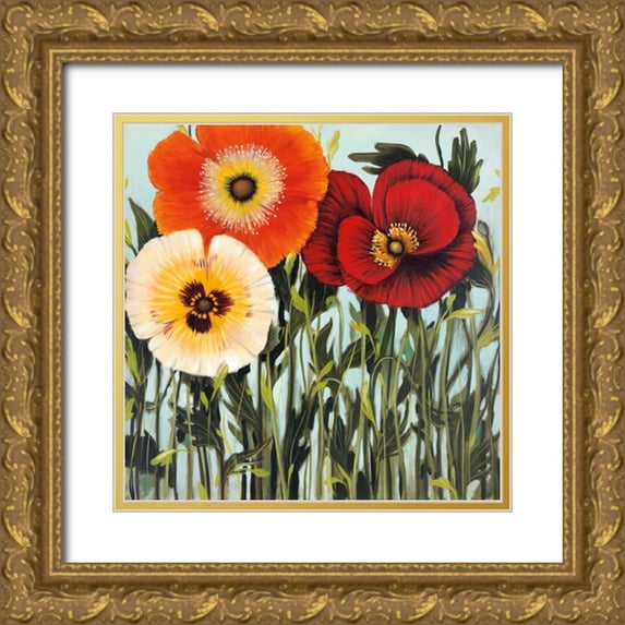 MAJA 20x20 Gold Ornate Wood Framed with Double Matting Museum Art Print Titled - Grand Entrance