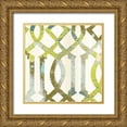 thumbnail image 1 of MAJA 20x20 Gold Ornate Wood Framed with Double Matting Museum Art Print Titled - Ornamental I, 1 of 4