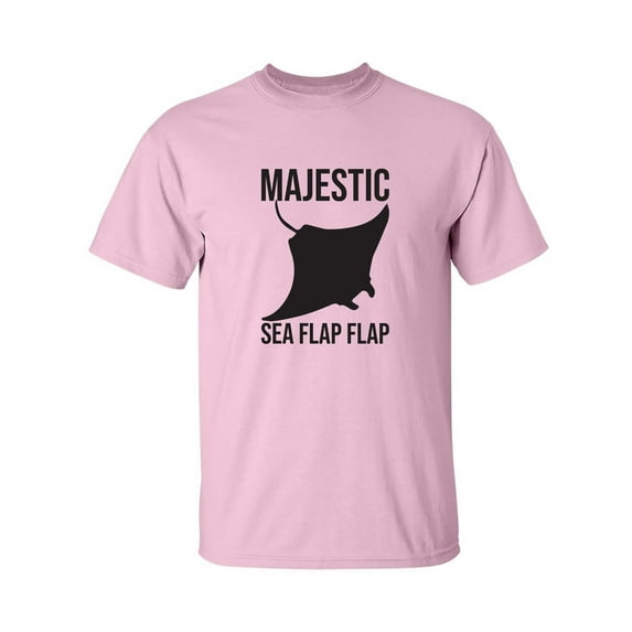 MAJESTIC SEA FLAP FLAP Adult Short Sleeve T-shirt