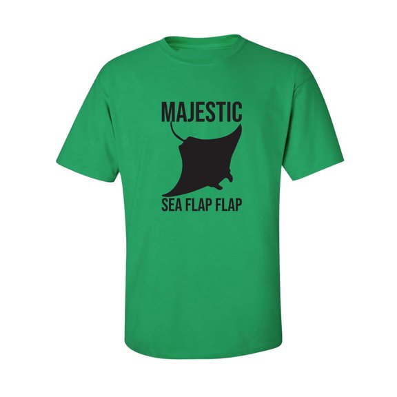 MAJESTIC SEA FLAP FLAP Adult Short Sleeve T-shirt