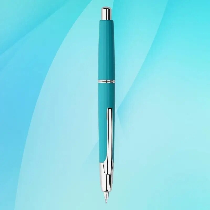 MAJOHN A2 Press Resin Fountain Pen Retractable EF Nib WIth Clip ...