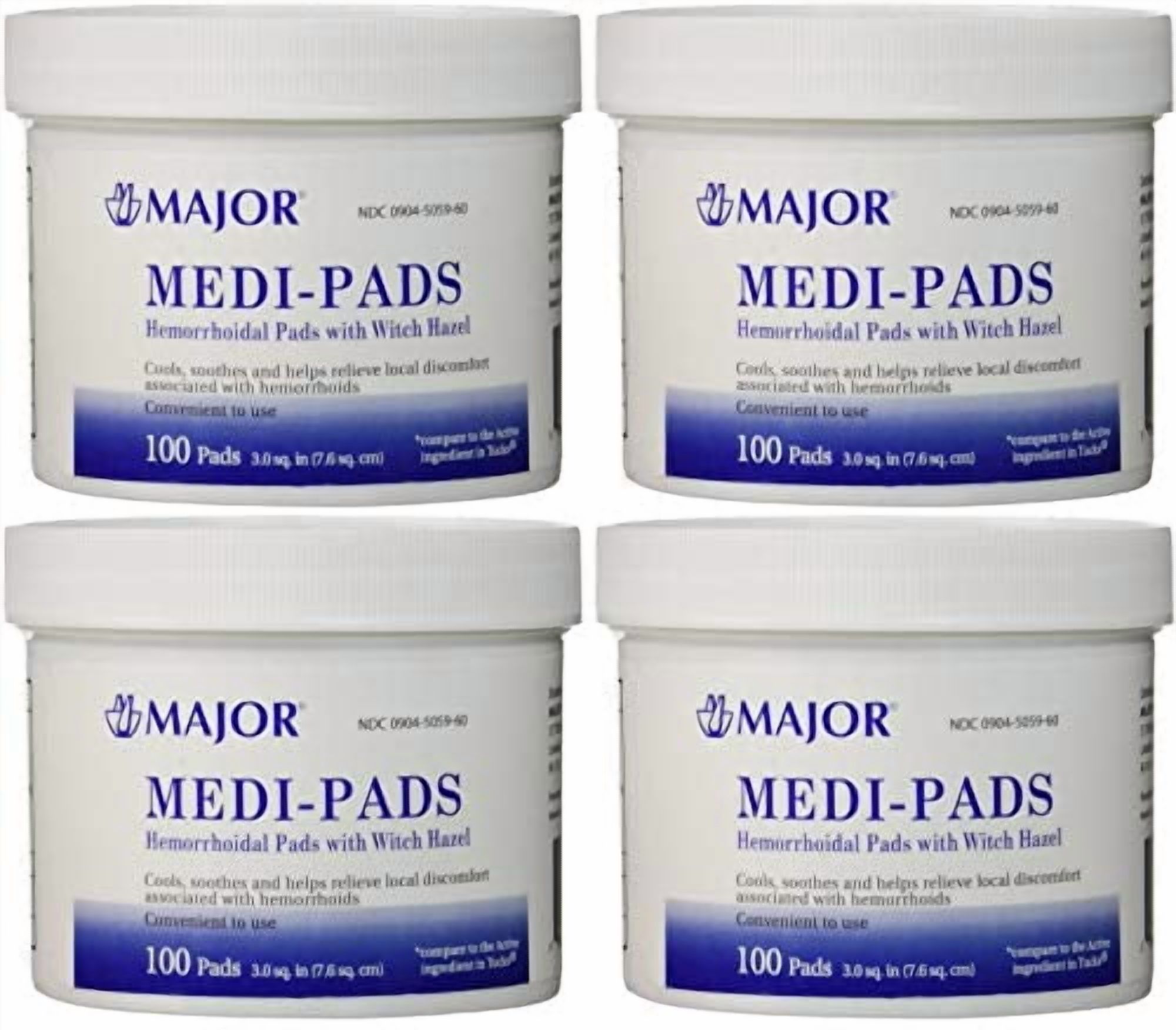 MAJOR Medi-Pads with Witch Hazel Hemorrhoidal