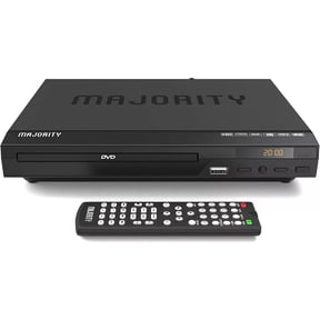 Open Box MAJORITY DVD CD Player, HDMI Input, USB Playback, RCA, Multi-Region & Connection