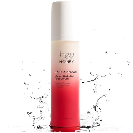 Hey Honey Make a Splash – Hydrating Aqua Serum with Niacinamide & Hyaluronic Acid | Intense Moisture & Anti-Aging Face Serum, 45 ml / 1.5 fl oz