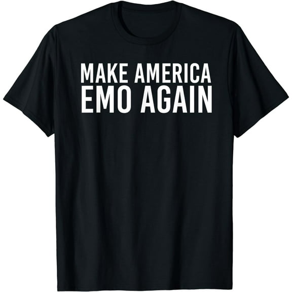 MAKE AMERICA EMO AGAIN Funny Goth US Gift Idea T-Shirt