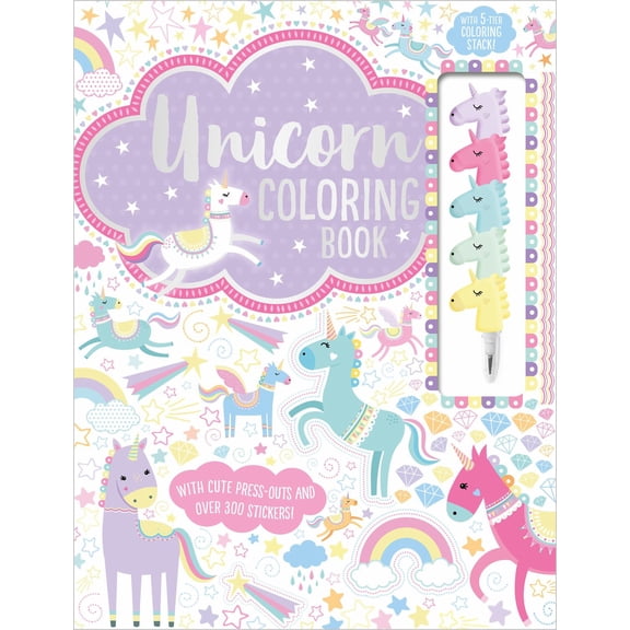 Unicorn Coloring Book (Paperback)
