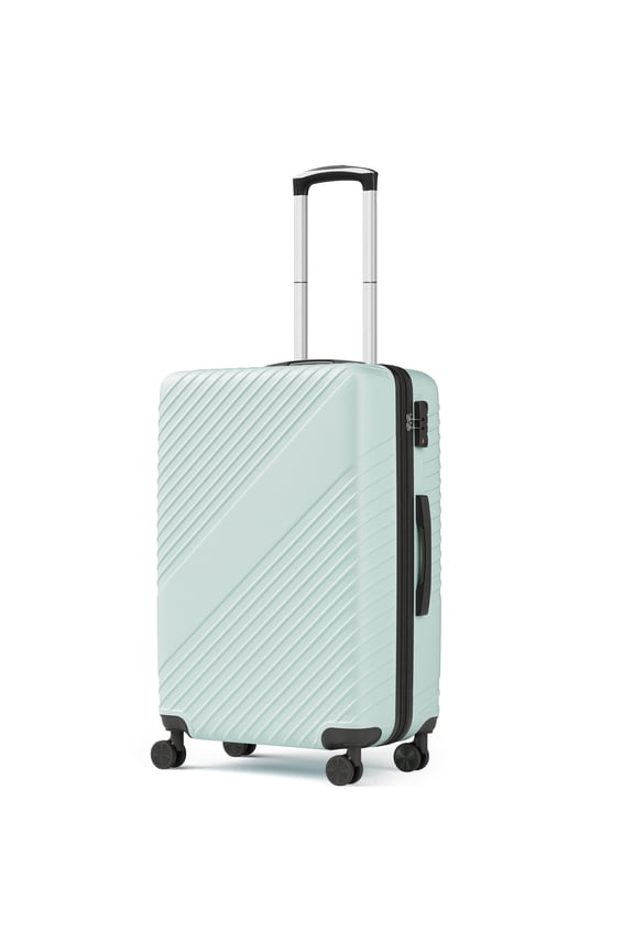 20" Hardside Carry-on Expandable Luggage,Hardshell Suitcase With Divider Pockets,Four Multi-directional Wheels，Expandable For Up to 15% More Space,With Scratch-Resistant Surface,Green