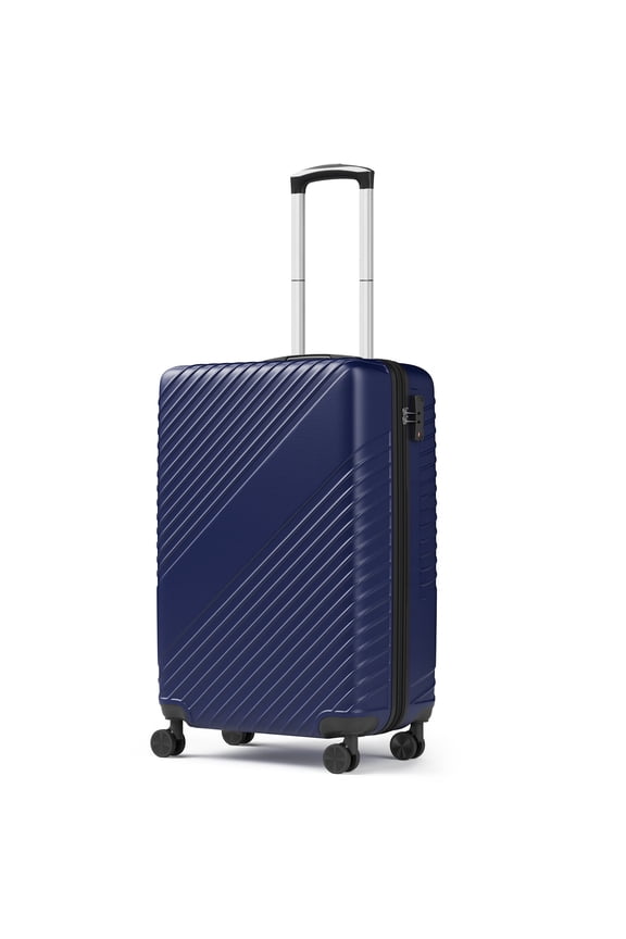 20" Hardside Carry-on Expandable Luggage,Hardshell Suitcase With Divider Pockets,Four Multi-directional Wheels，Expandable For Up to 15% More Space,With Scratch-Resistant Surface,Blue