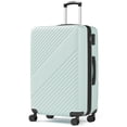 thumbnail image 1 of WASUHE 24" Hardside Medium Checked Expandable Luggage,Hardshell Suitcase With Divider Pockets,Four 360-Spinner Wheels,Expandable For Up to 15% More Space,With Scratch-Resistant Surface,Green, 1 of 9