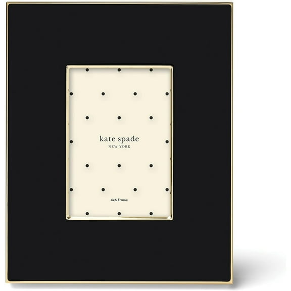 MAKE IT POP BLACK Enamel 4x6 frame by kate spade new york - 4x6
