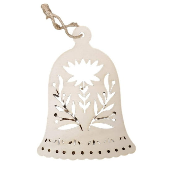 Make Market DIY Wood Bell Ornament 5x3.5in Christmas