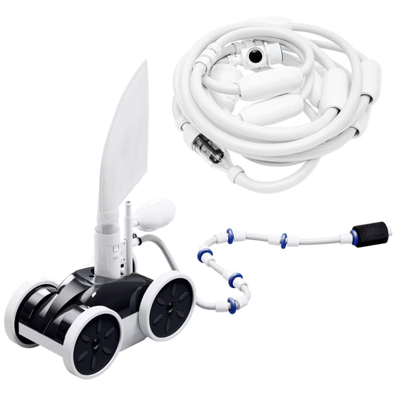 MAKHOON Upgrade Pool Pressure Side Sweeper Professional Solution 4 Bar - Black