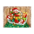 thumbnail image 1 of MAKIKO 'Elves On Christmas Presents' Canvas Art, 1 of 3