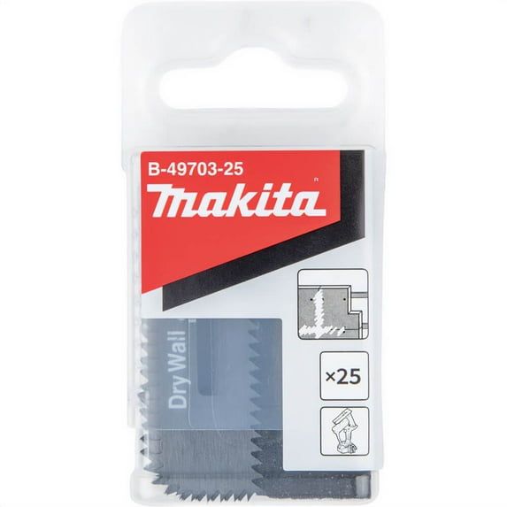 MAKITA CUT-OUT SAW BLADE, DRYWALL, 25/PK, B-49703-25