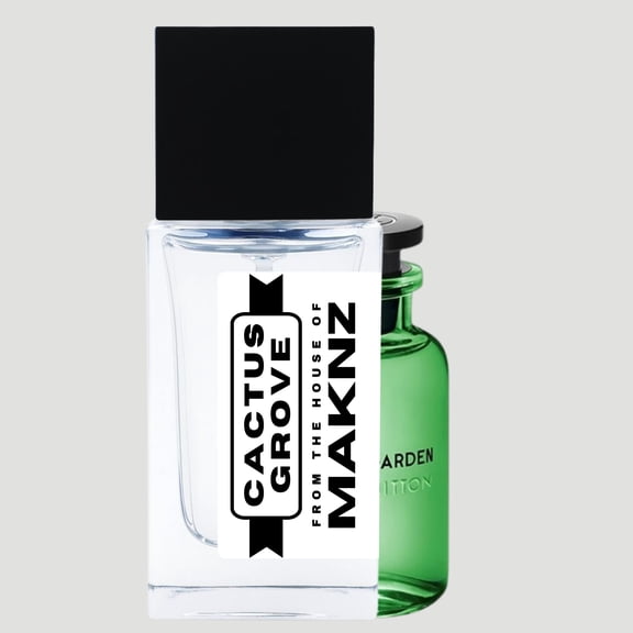 MAKNZ Cactus Groove Eau de Parfum, Inspired by Louis Vuitton's Cactus Garden, Unisex Cologne, 1.7 oz / 50ml Citrus, Fresh Spicy, Aromatic, Herbal, Green