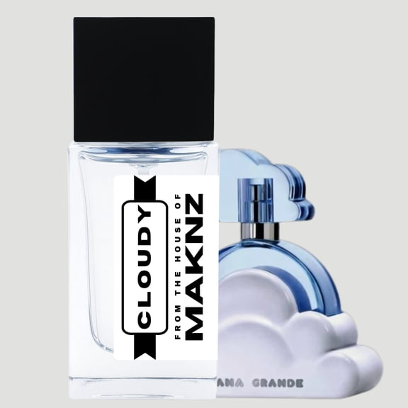 MAKNZ Cloudy Eau de Parfum, Inspired by Cloud, Perfume for Women, 1.7 oz / 50ml Sweet, Lactonic, Vanilla, Coconut, Musky