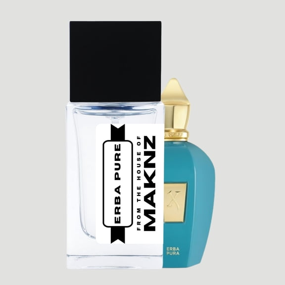 MAKNZ Erba Pure Eau de Parfum, Inspired by Erba Pura, Unisex Cologne, 1.7 oz / 50ml Citrus, Fruity, Sweet, Musky, Powdery, Vanilla, Amber, Fresh Spicy