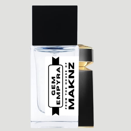 MAKNZ Gem Empyra Eau de Parfum, Inspired by Le Gemme Empyr, Cologne for Men, 1.7 oz / 50ml – Woody, Fresh Spicy, Amber, Powdery, Warm Spicy, Balsamic, Citrus